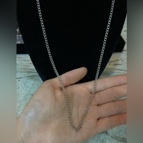 Unisex Box Chain Cuban Link Necklace - Picture 4 of 6